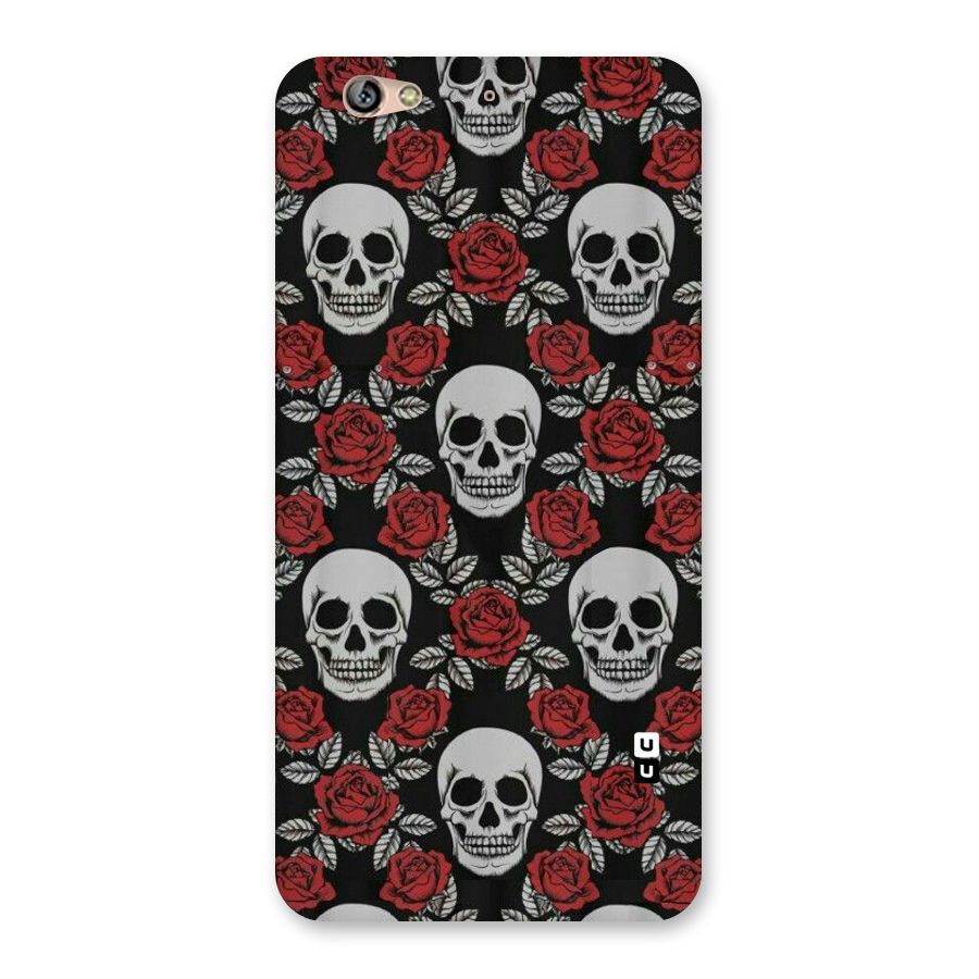 Grey Skulls Back Case for Gionee S6