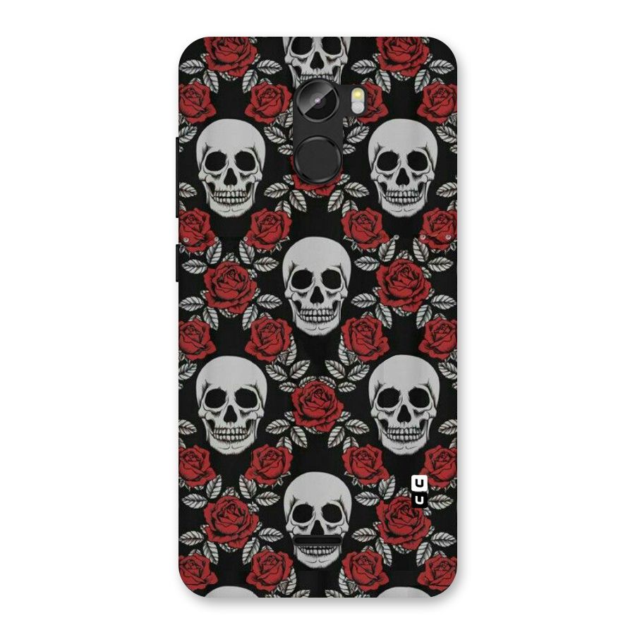 Grey Skulls Back Case for Gionee X1
