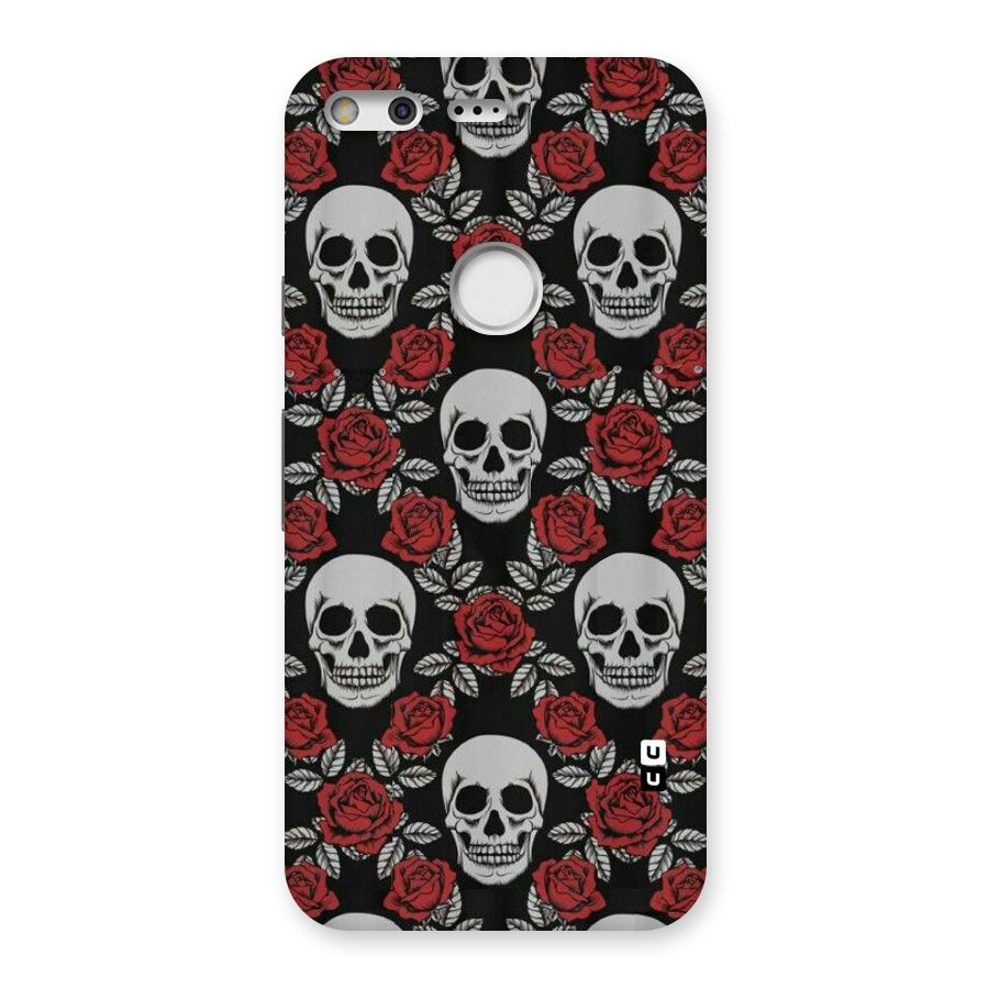 Grey Skulls Back Case for Google Pixel