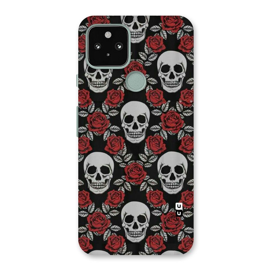 Grey Skulls Back Case for Google Pixel 5