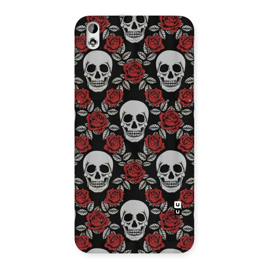 Grey Skulls Back Case for HTC Desire 816g