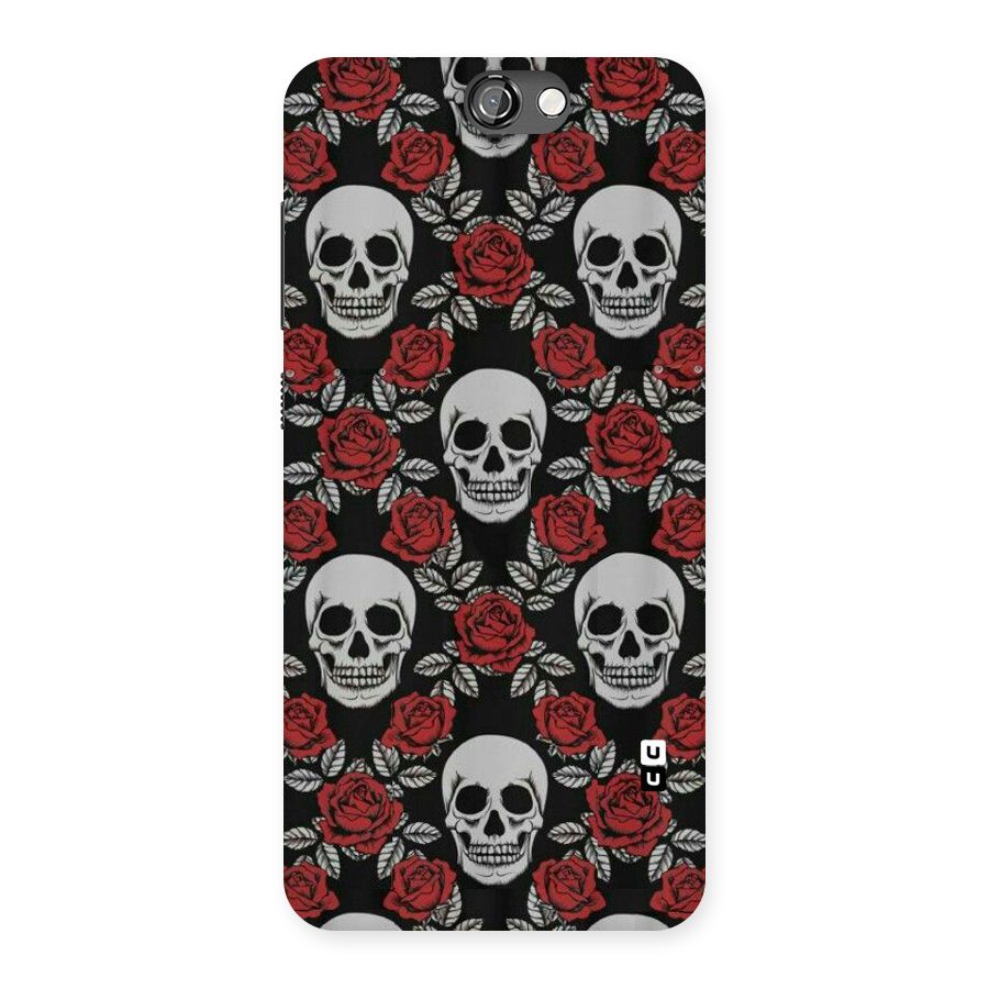 Grey Skulls Back Case for HTC One A9