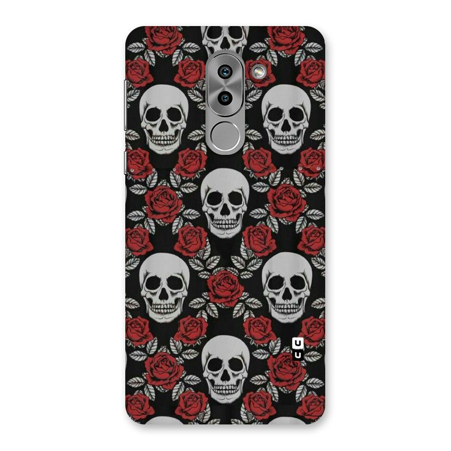 Grey Skulls Back Case for Honor 6X