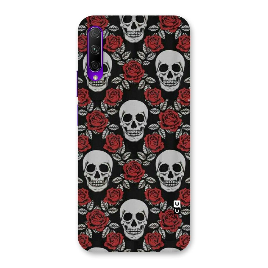 Grey Skulls Back Case for Honor 9X Pro