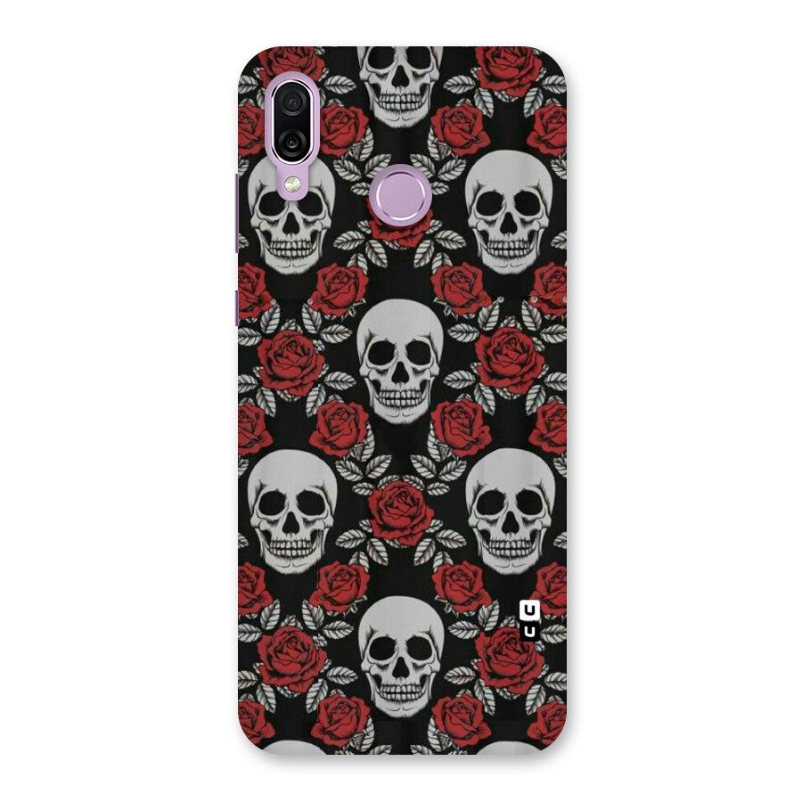 Grey Skulls Back Case for Honor Play