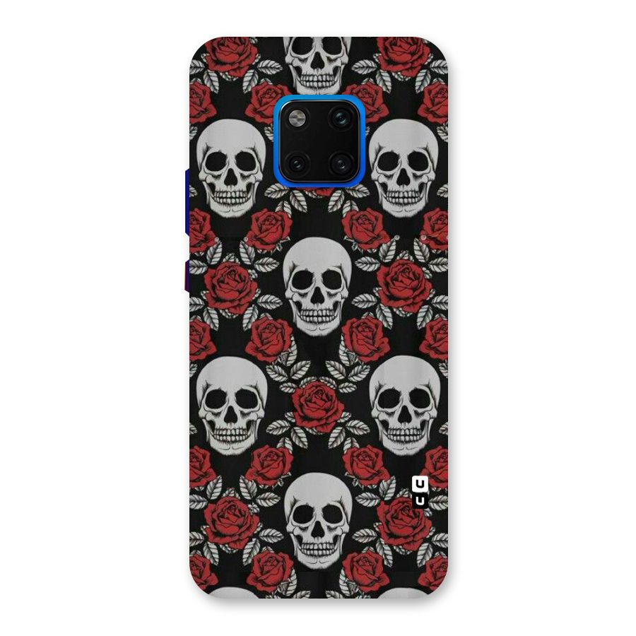 Grey Skulls Back Case for Huawei Mate 20 Pro