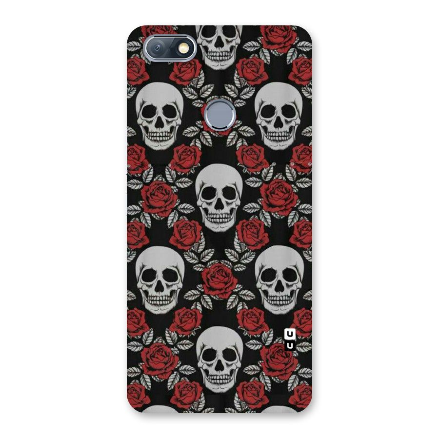 Grey Skulls Back Case for Infinix Note 5
