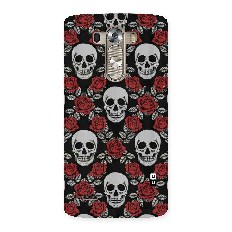 Grey Skulls Back Case for LG G3