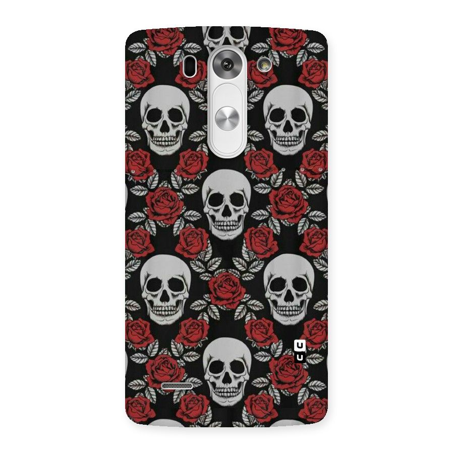 Grey Skulls Back Case for LG G3 Mini