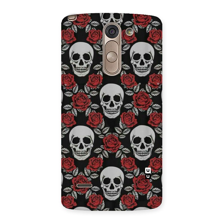 Grey Skulls Back Case for LG G3 Stylus