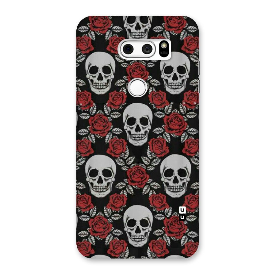 Grey Skulls Back Case for LG V30