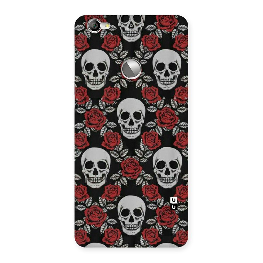 Grey Skulls Back Case for LeTV Le 1s