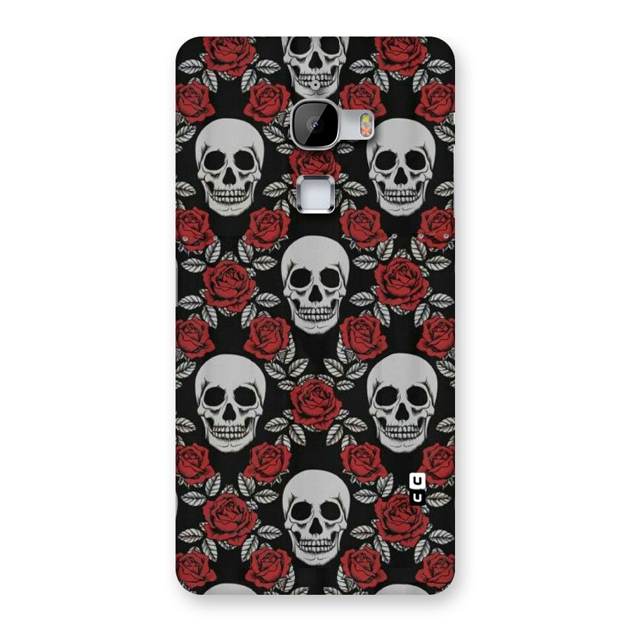Grey Skulls Back Case for LeTv Le Max