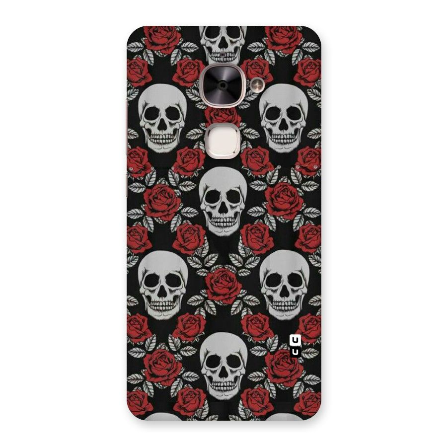 Grey Skulls Back Case for Le 2