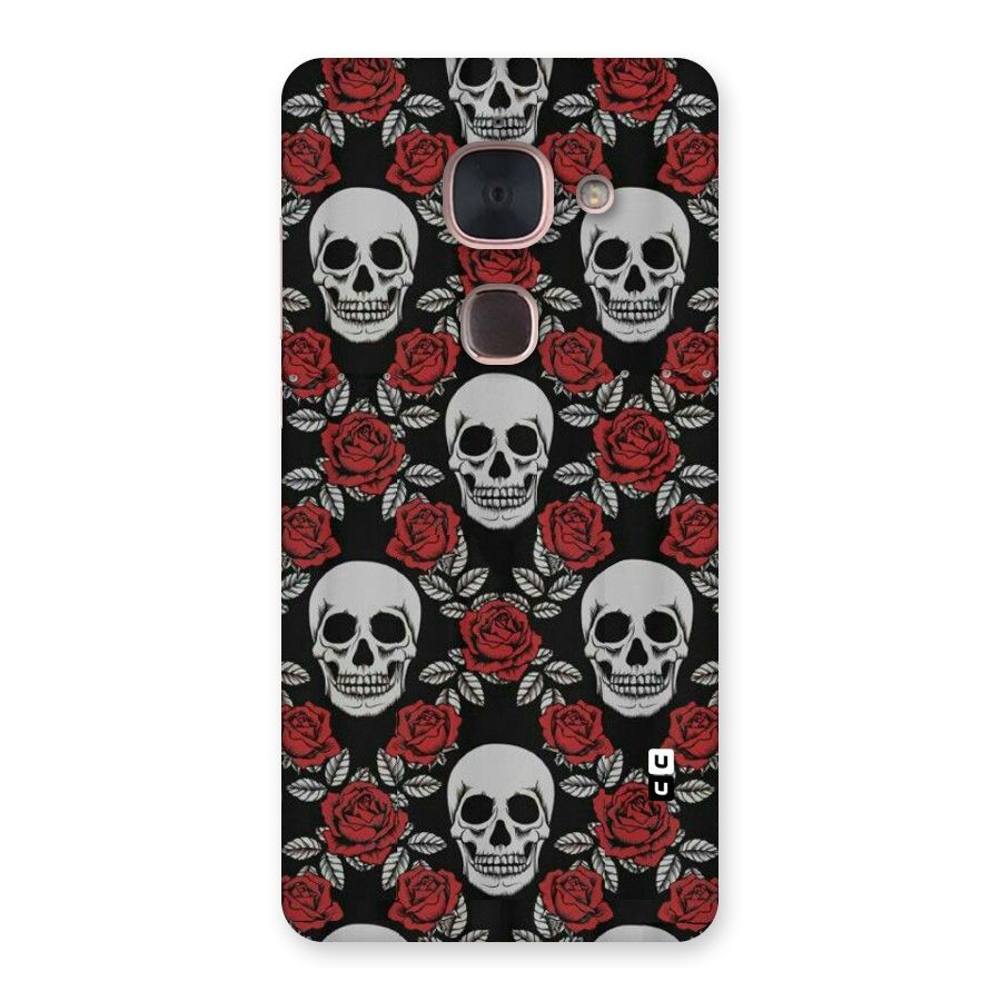 Grey Skulls Back Case for Le Max 2