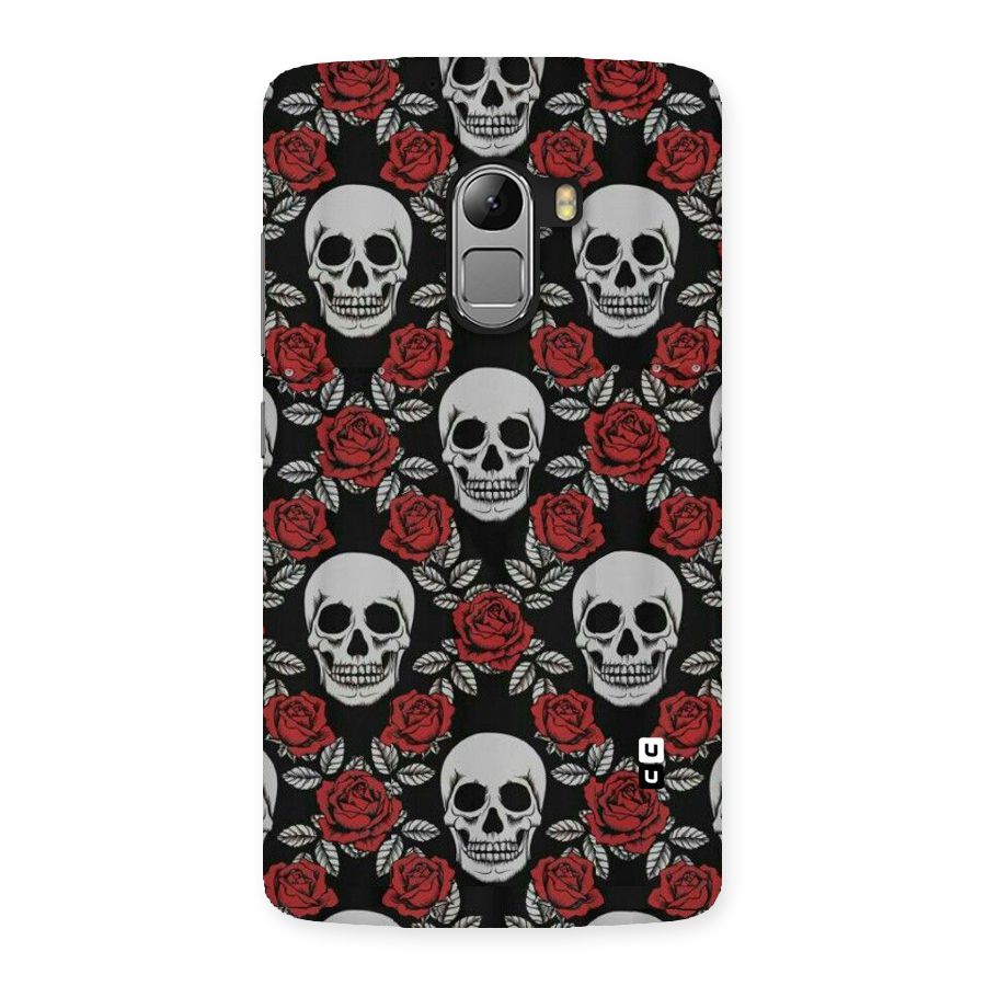 Grey Skulls Back Case for Lenovo K4 Note