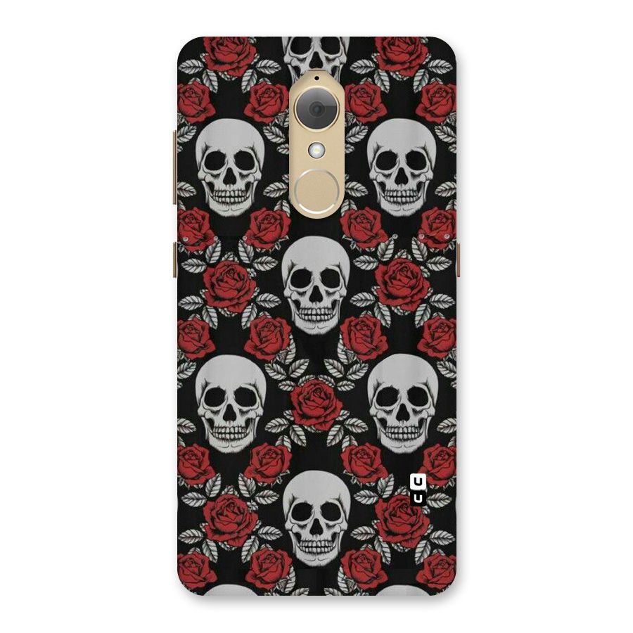 Grey Skulls Back Case for Lenovo K8