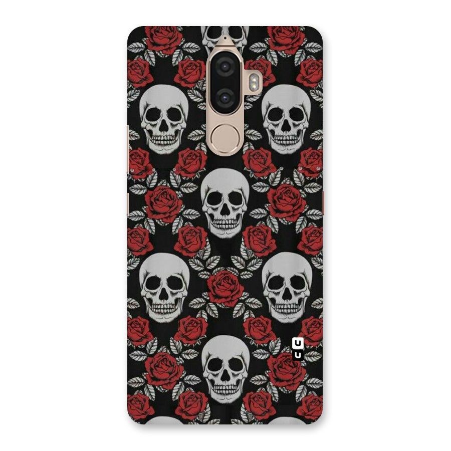 Grey Skulls Back Case for Lenovo K8 Note
