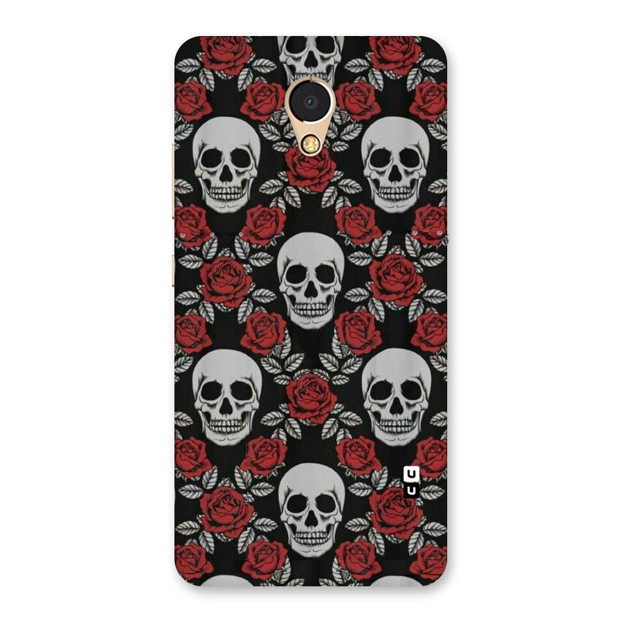 Grey Skulls Back Case for Lenovo P2