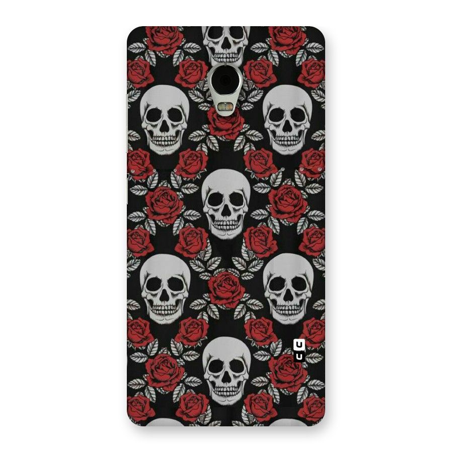 Grey Skulls Back Case for Lenovo Vibe P1