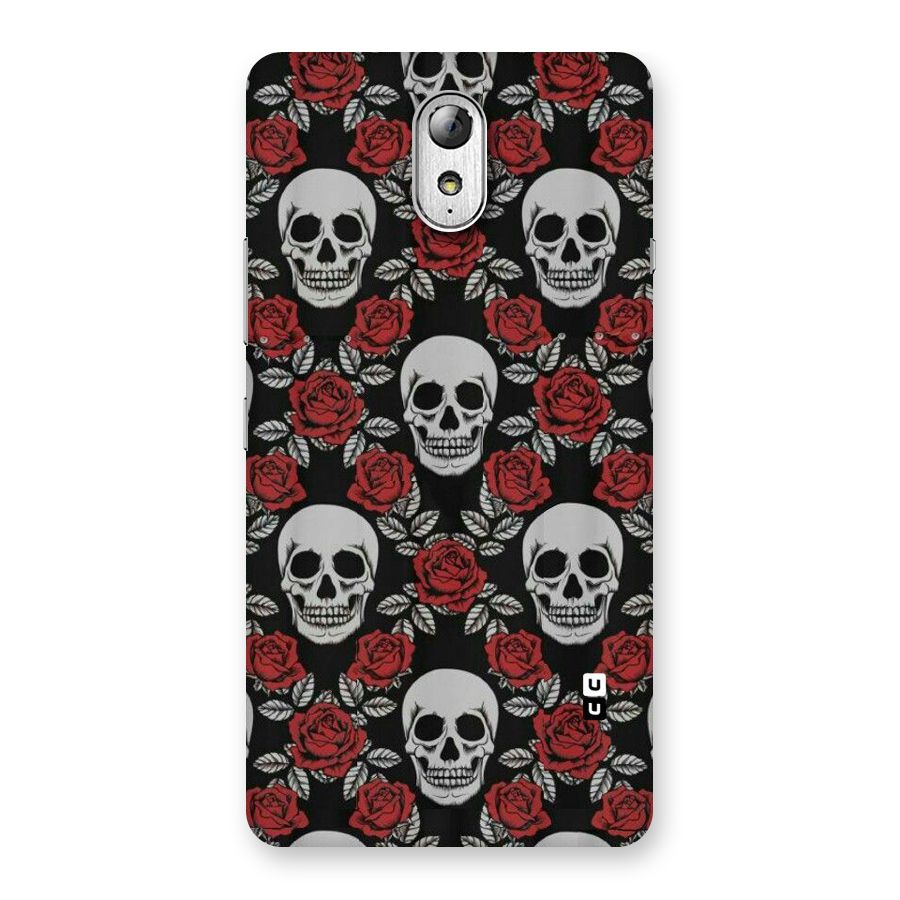 Grey Skulls Back Case for Lenovo Vibe P1M