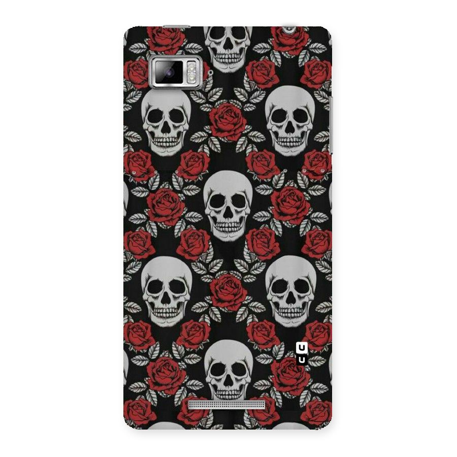 Grey Skulls Back Case for Lenovo Vibe Z K910