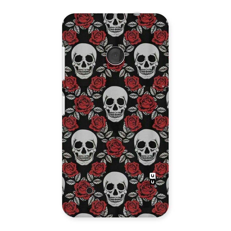Grey Skulls Back Case for Lumia 530