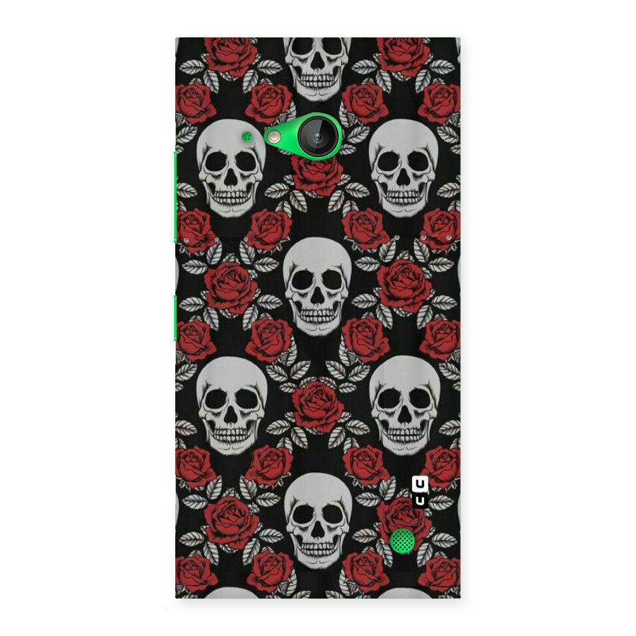 Grey Skulls Back Case for Lumia 730