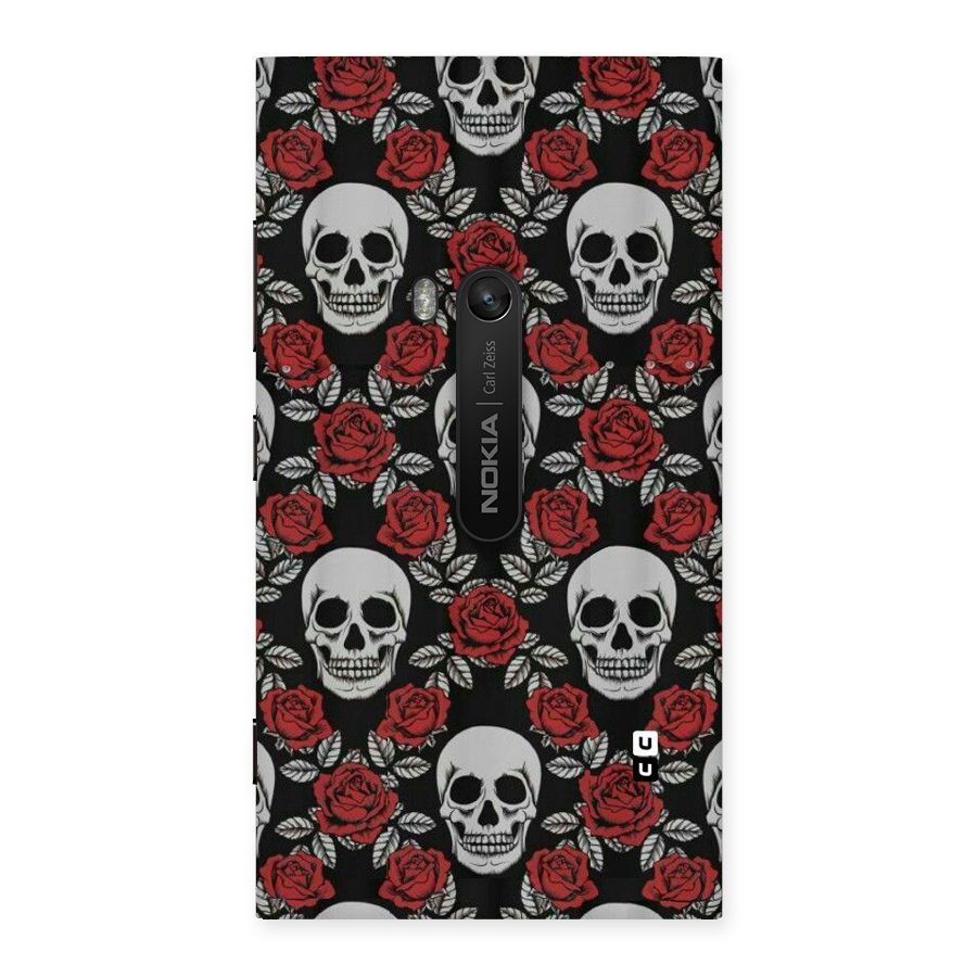 Grey Skulls Back Case for Lumia 920