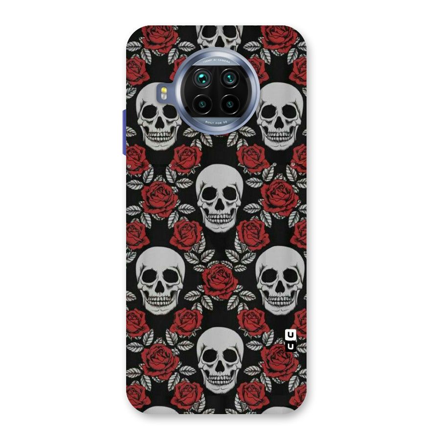 Grey Skulls Back Case for Mi 10i