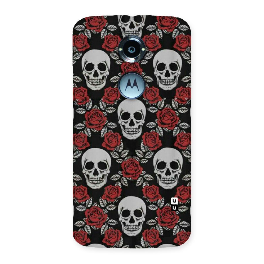 Grey Skulls Back Case for Moto X 2nd Gen