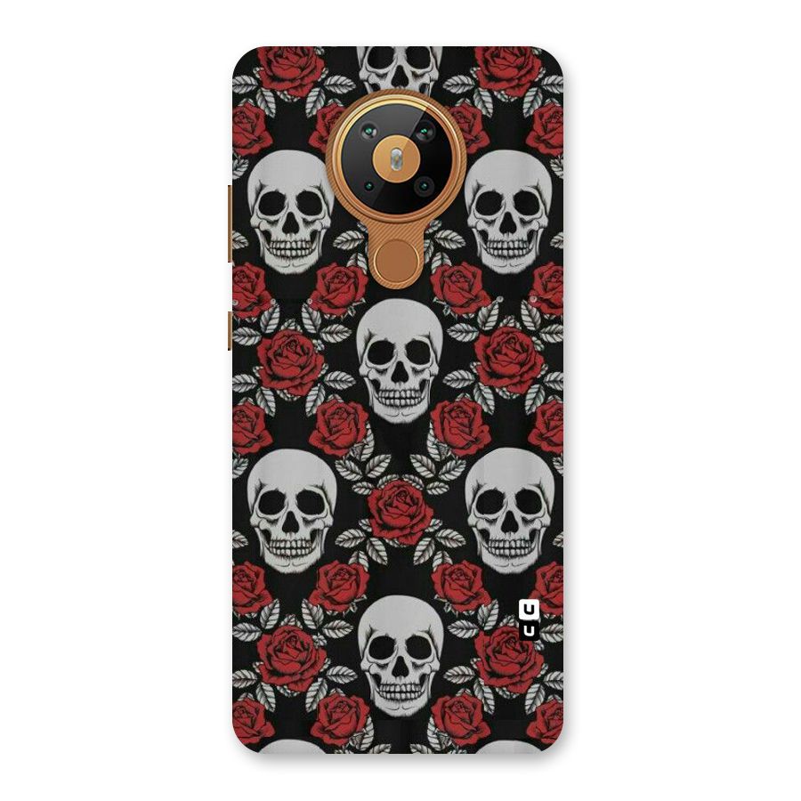 Grey Skulls Back Case for Nokia 5.3