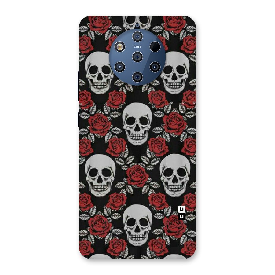 Grey Skulls Back Case for Nokia 9 PureView