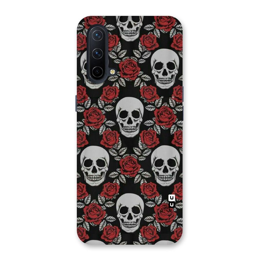 Grey Skulls Back Case for OnePlus Nord CE 5G