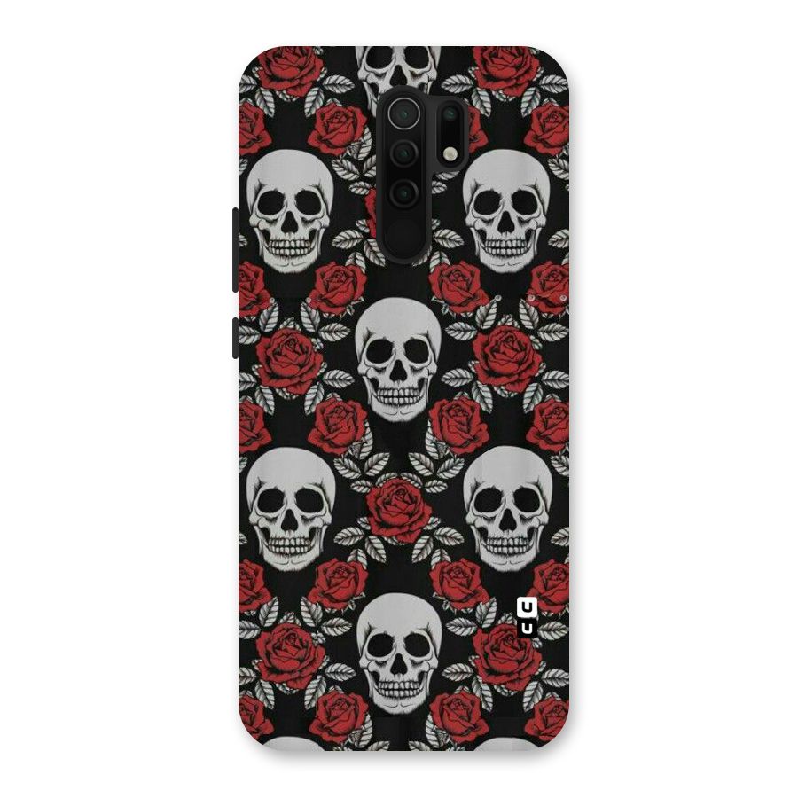 Grey Skulls Back Case for Poco M2