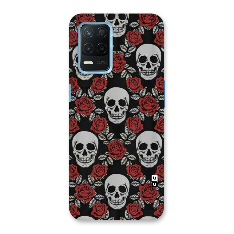 Grey Skulls Back Case for Realme Narzo 30 5G
