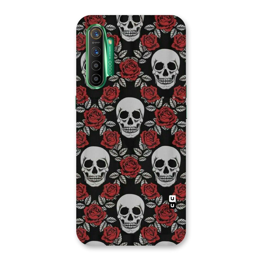 Grey Skulls Back Case for Realme X2