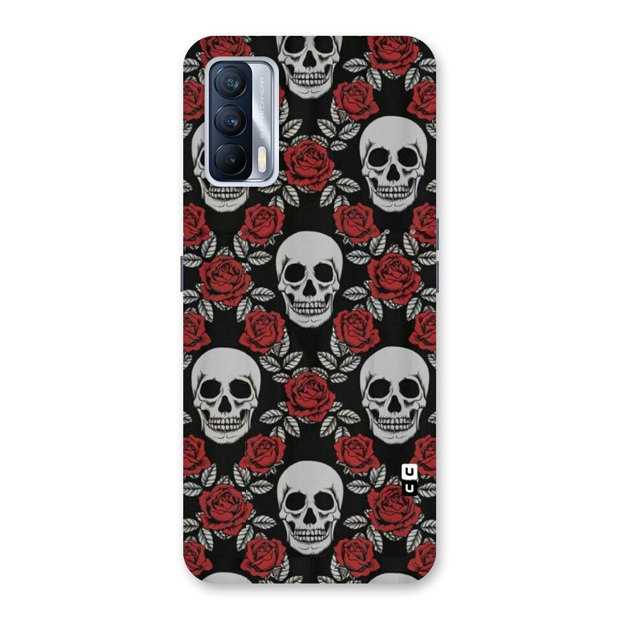Grey Skulls Back Case for Realme X7