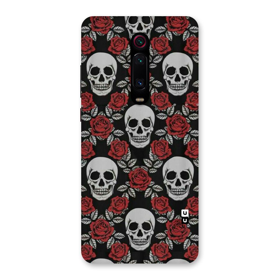 Grey Skulls Back Case for Redmi K20