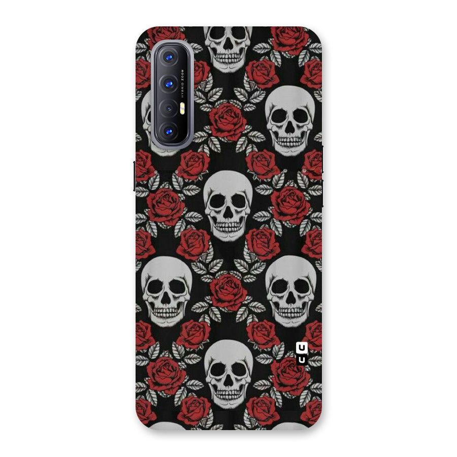 Grey Skulls Back Case for Reno3 Pro