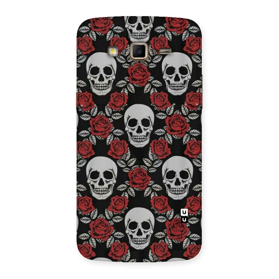 Grey Skulls Back Case for Samsung Galaxy Grand 2