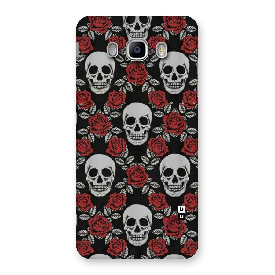 Grey Skulls Back Case for Samsung Galaxy J5 2016