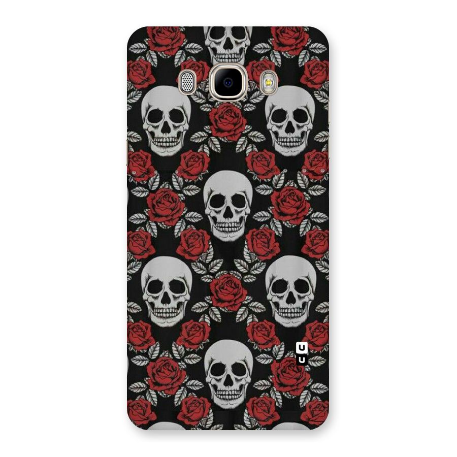 Grey Skulls Back Case for Samsung Galaxy J7 2016