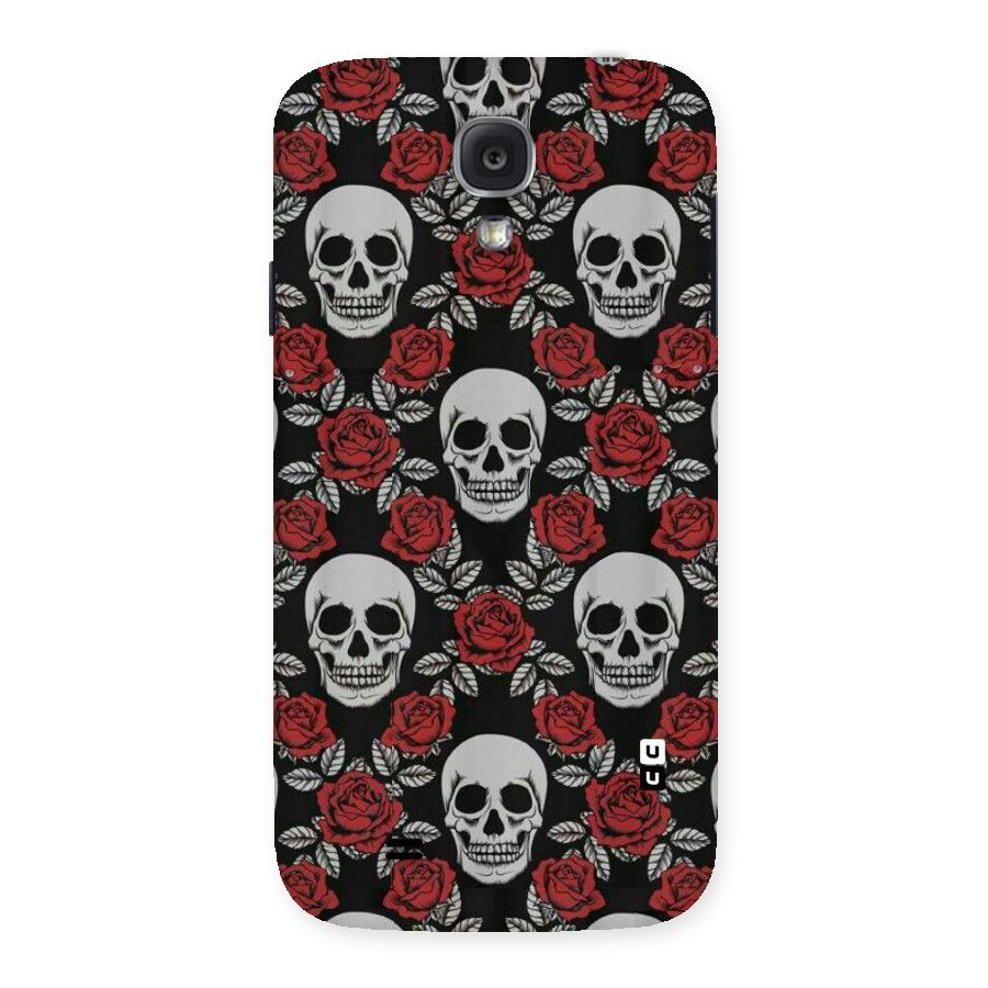 Grey Skulls Back Case for Samsung Galaxy S4