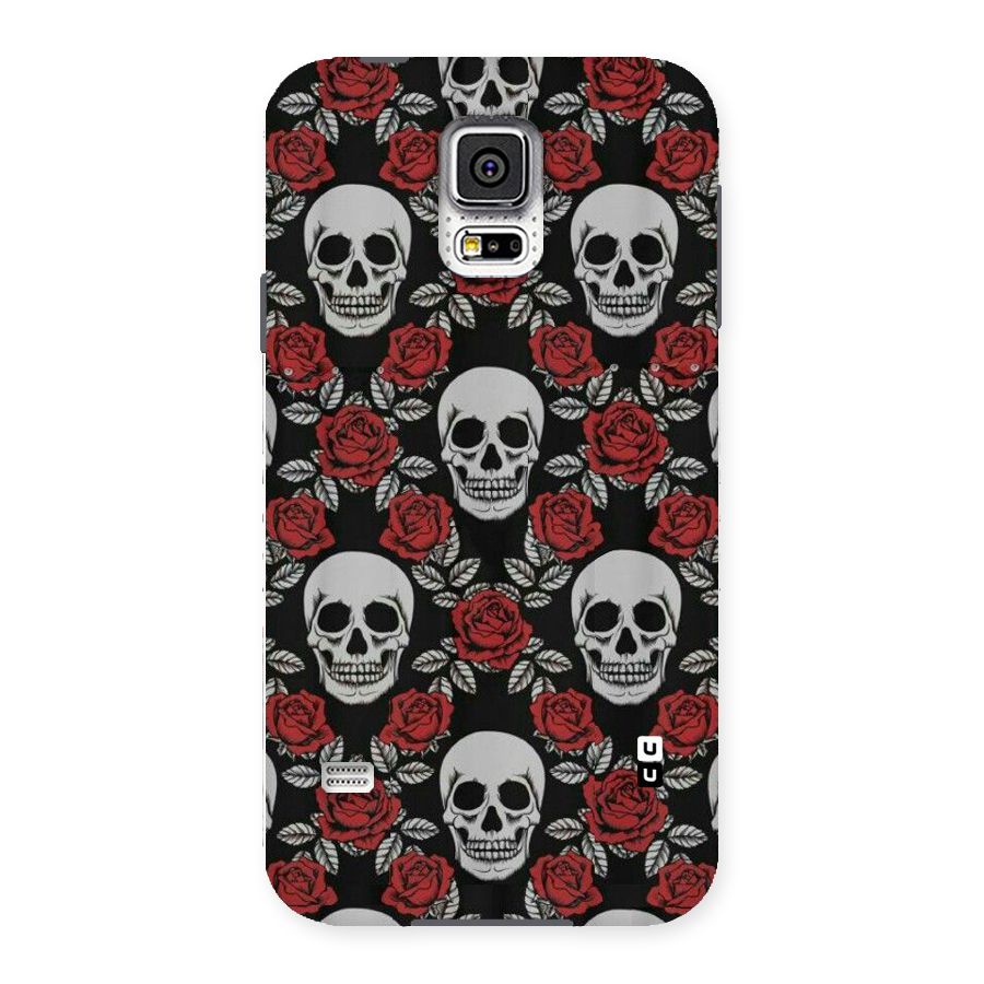 Grey Skulls Back Case for Samsung Galaxy S5