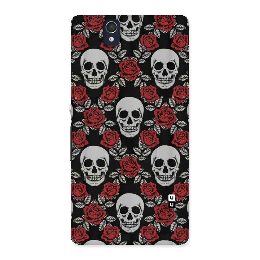 Grey Skulls Back Case for Sony Xperia Z