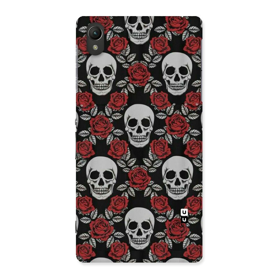Grey Skulls Back Case for Sony Xperia Z2