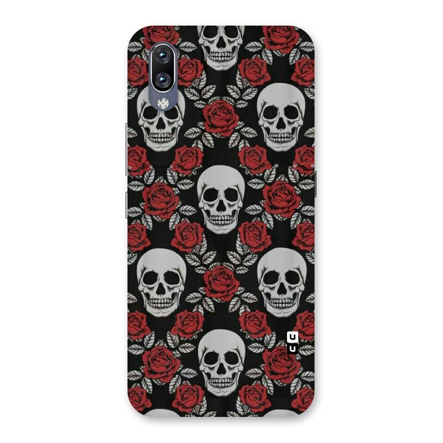 Grey Skulls Back Case for Vivo NEX