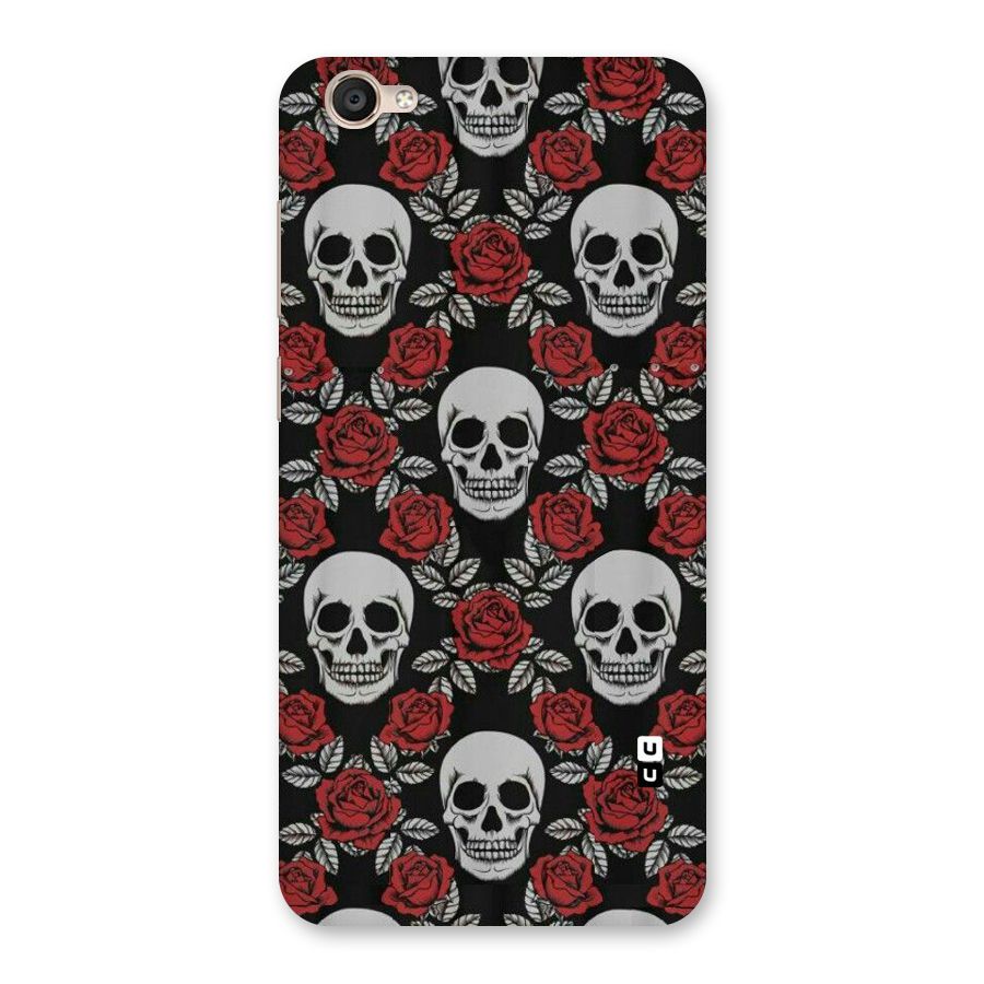 Grey Skulls Back Case for Vivo Y55s