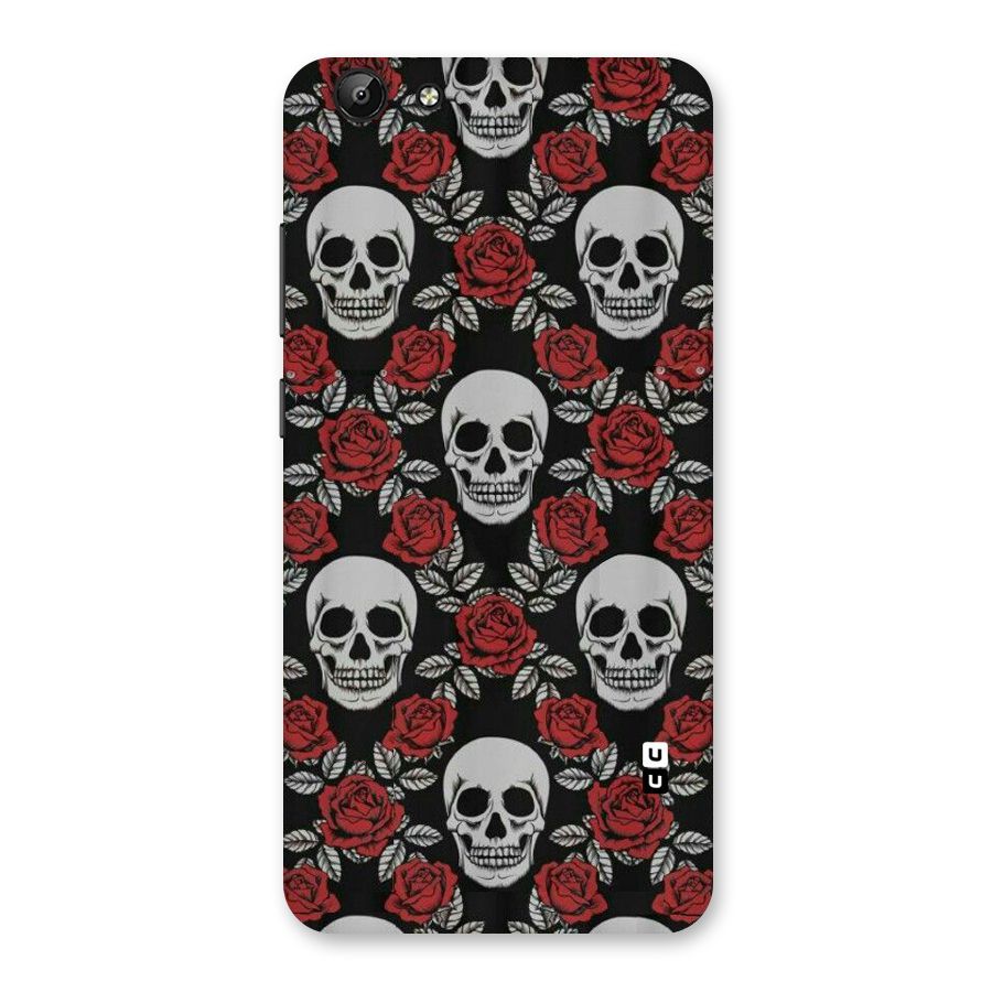 Grey Skulls Back Case for Vivo Y69